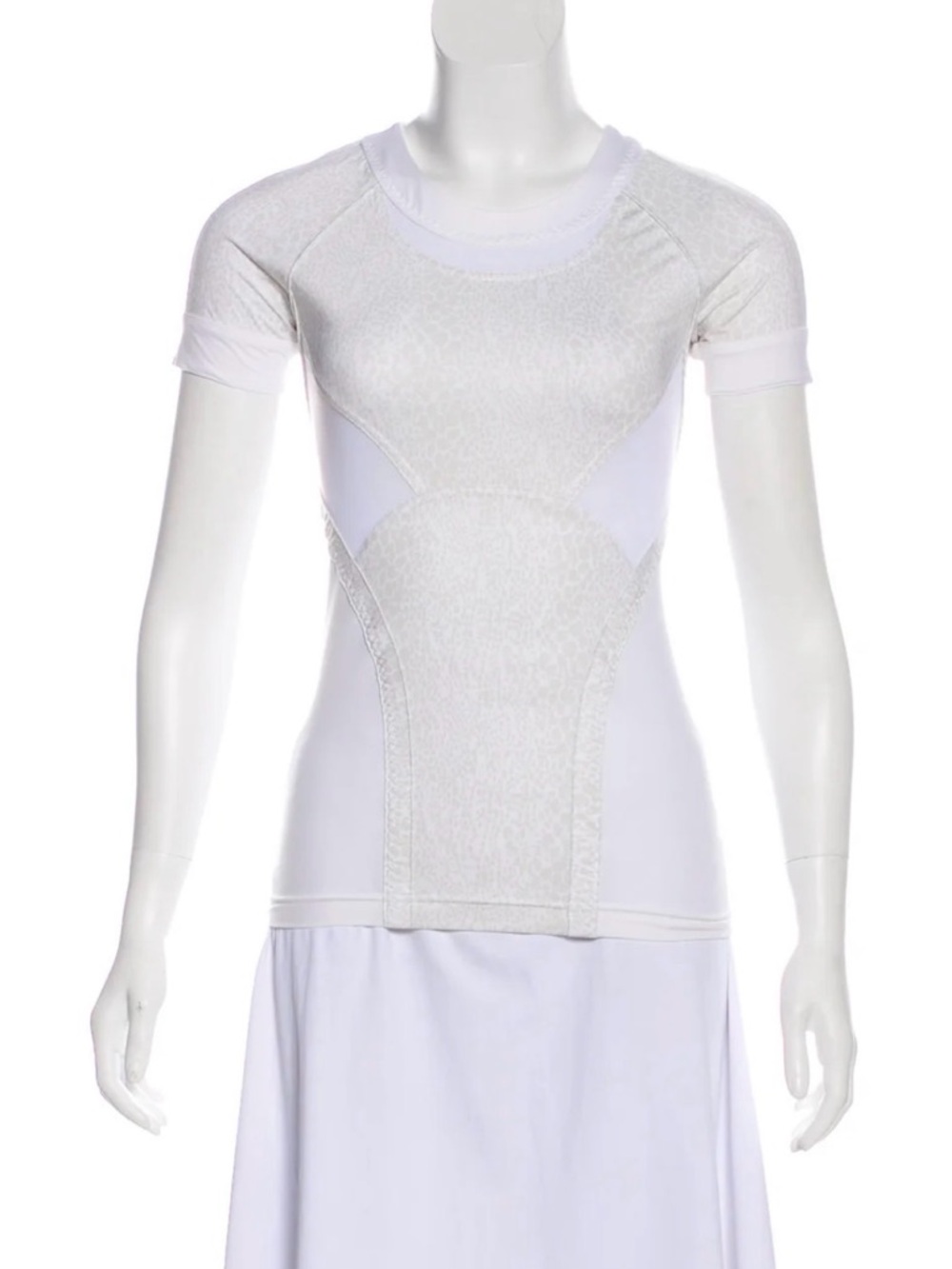 Stella McCartney for Adidas white athletic shirt worn once